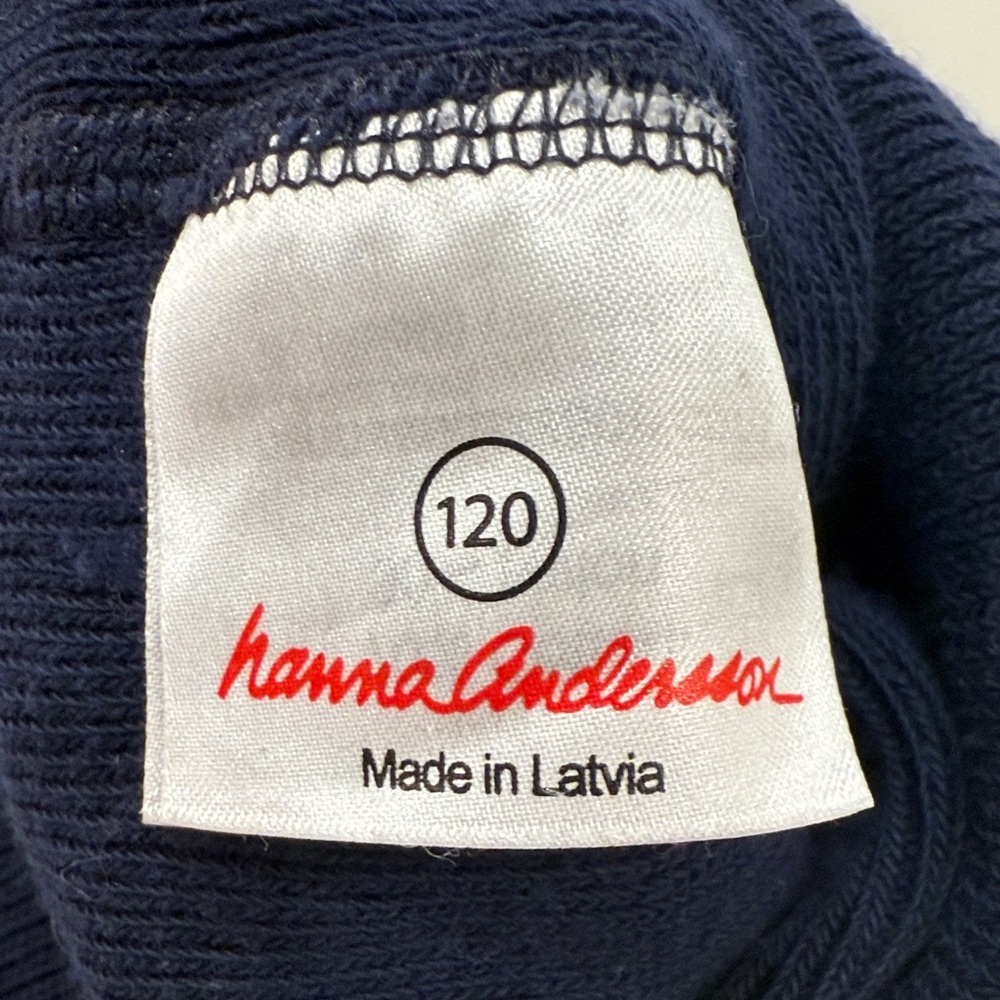 Hanna Andersson size 120 (US size 6) Footless Tights - Picture 2 of 2